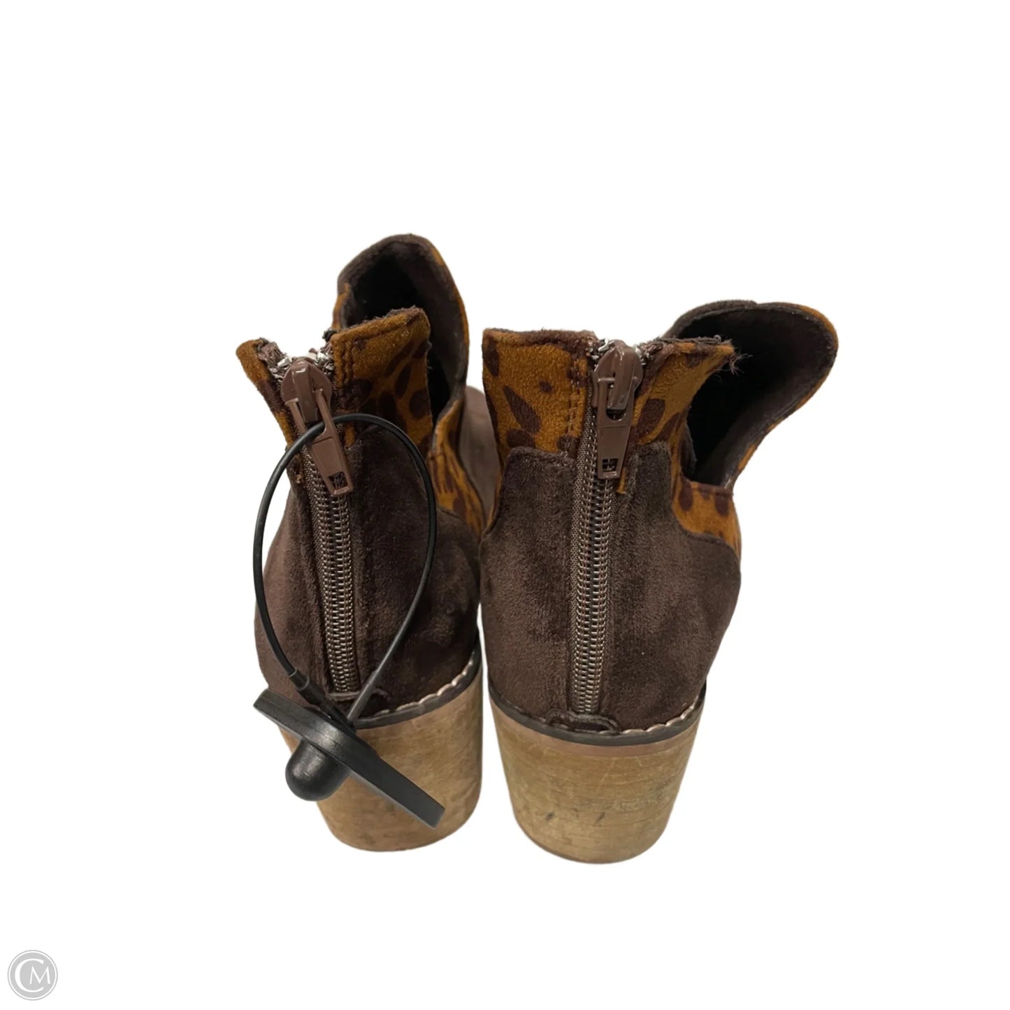 Boots Ankle Heels By Pierre Dumas In Brown, Size: 9