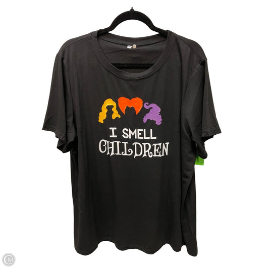 Top Short Sleeve Basic By Cme In Black, Size: 2x