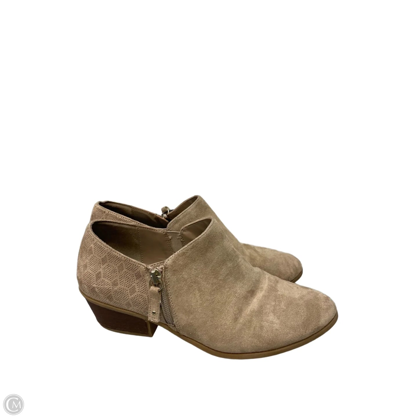 Boots Ankle Heels By Dr Scholls In Tan, Size: 9
