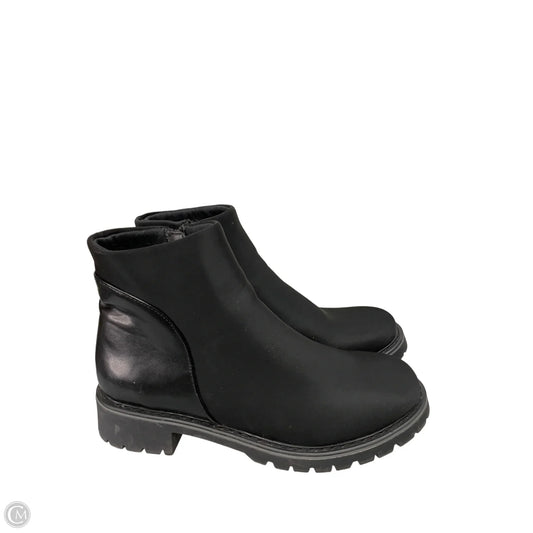 Boots Ankle Heels By Black Rivet In Black, Size: 9