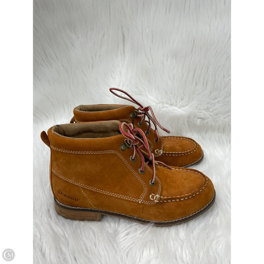 Boots Ankle Flats By SEBAGO In Brown, Size: 7