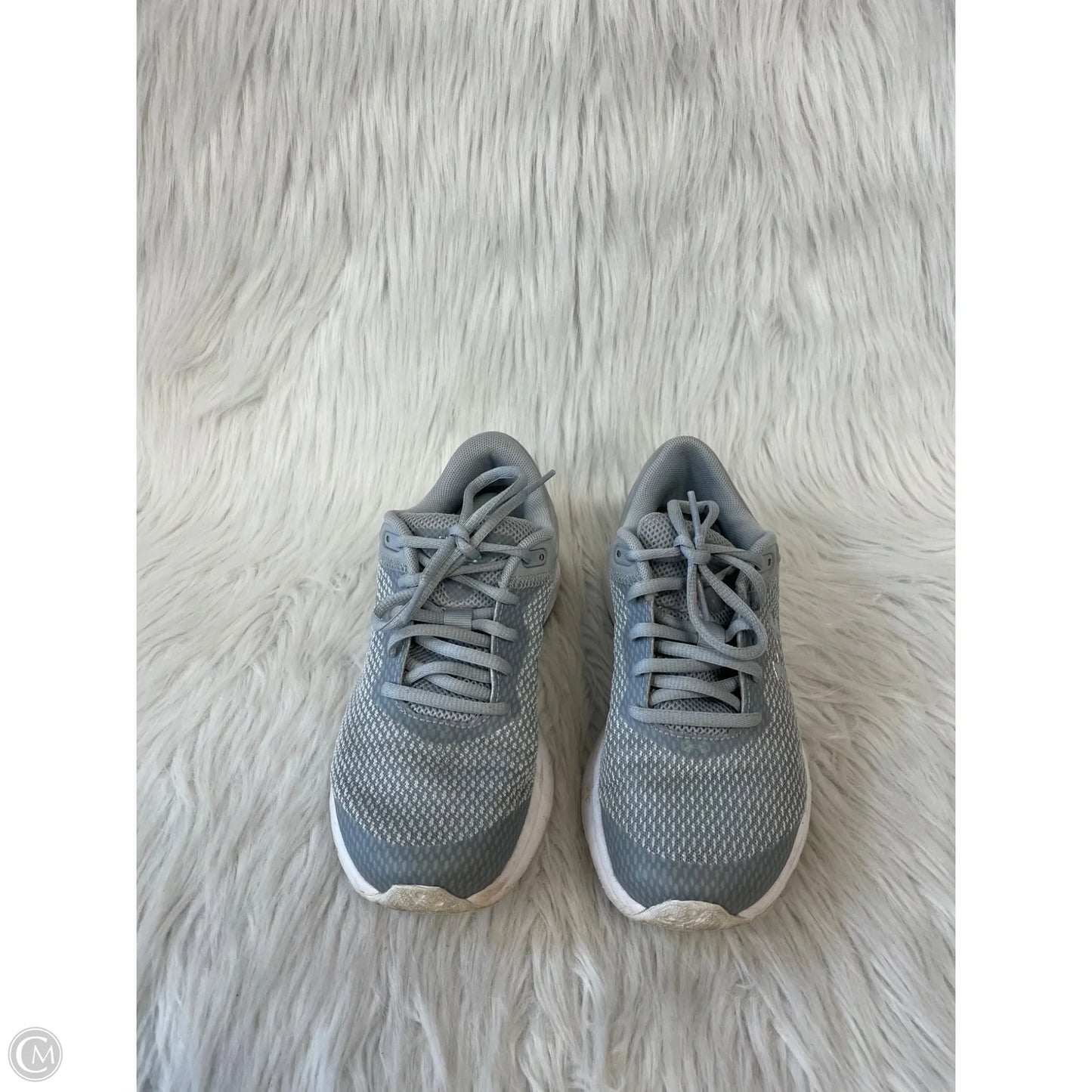 Shoes Athletic By Under Armour In Grey & White, Size: 6.5