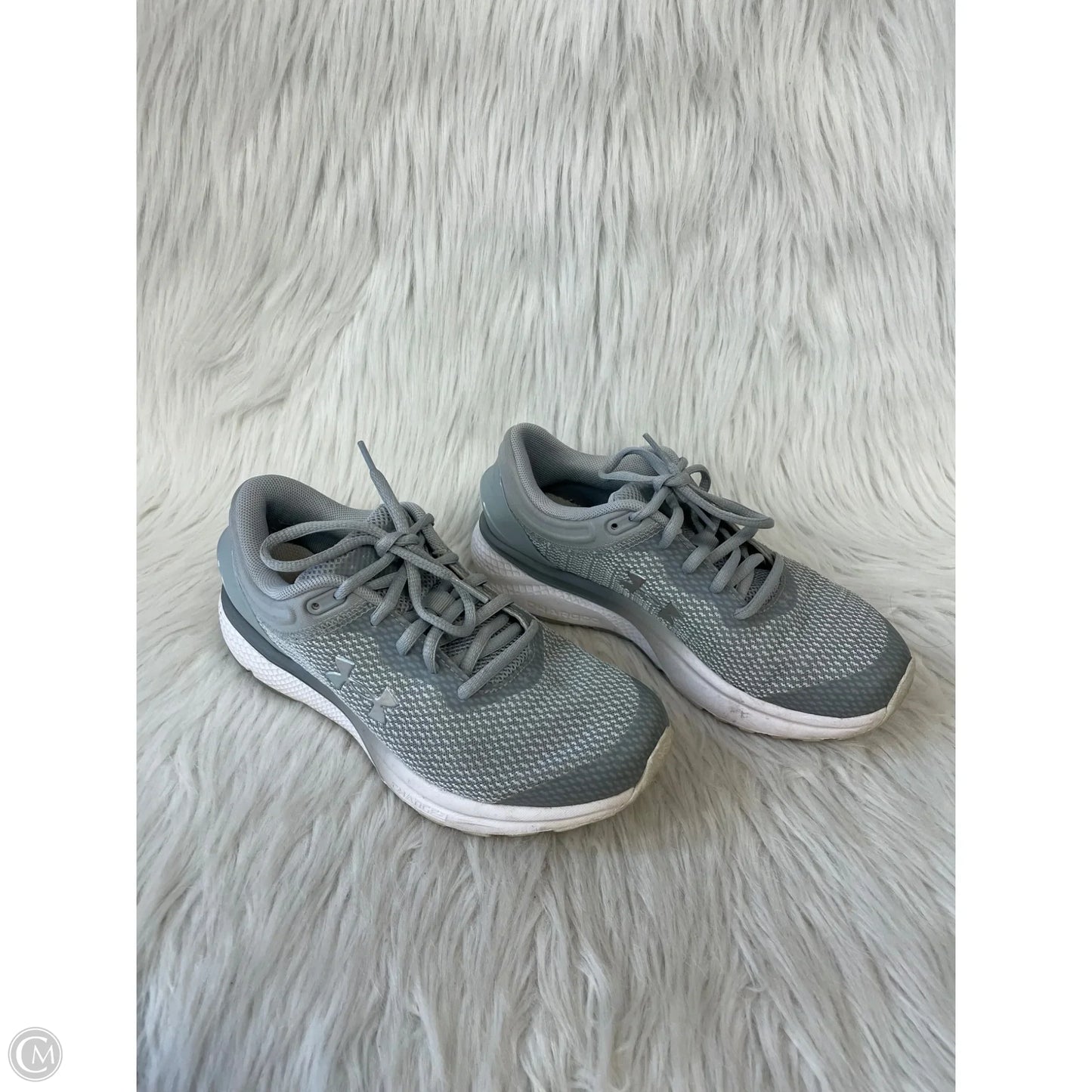 Shoes Athletic By Under Armour In Grey & White, Size: 6.5