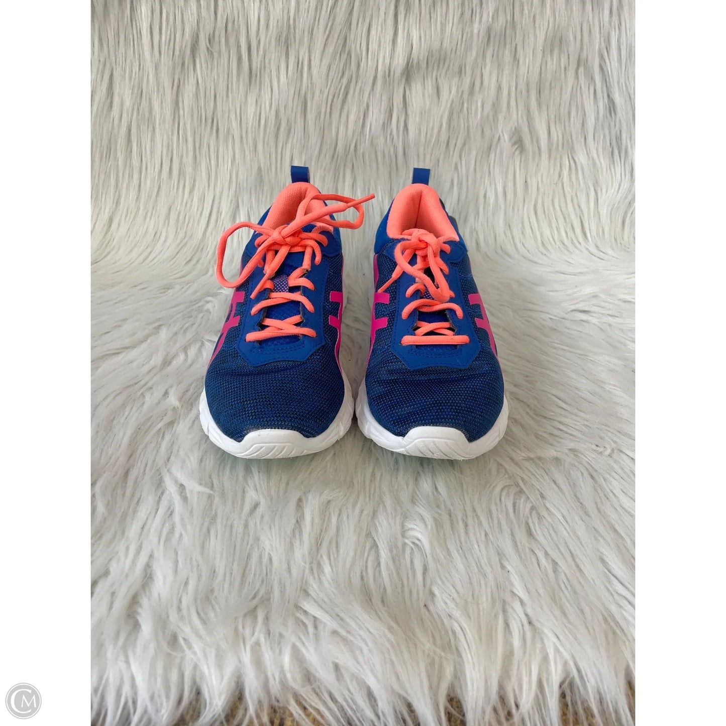 Shoes Athletic By Asics In Blue & Pink, Size: 8