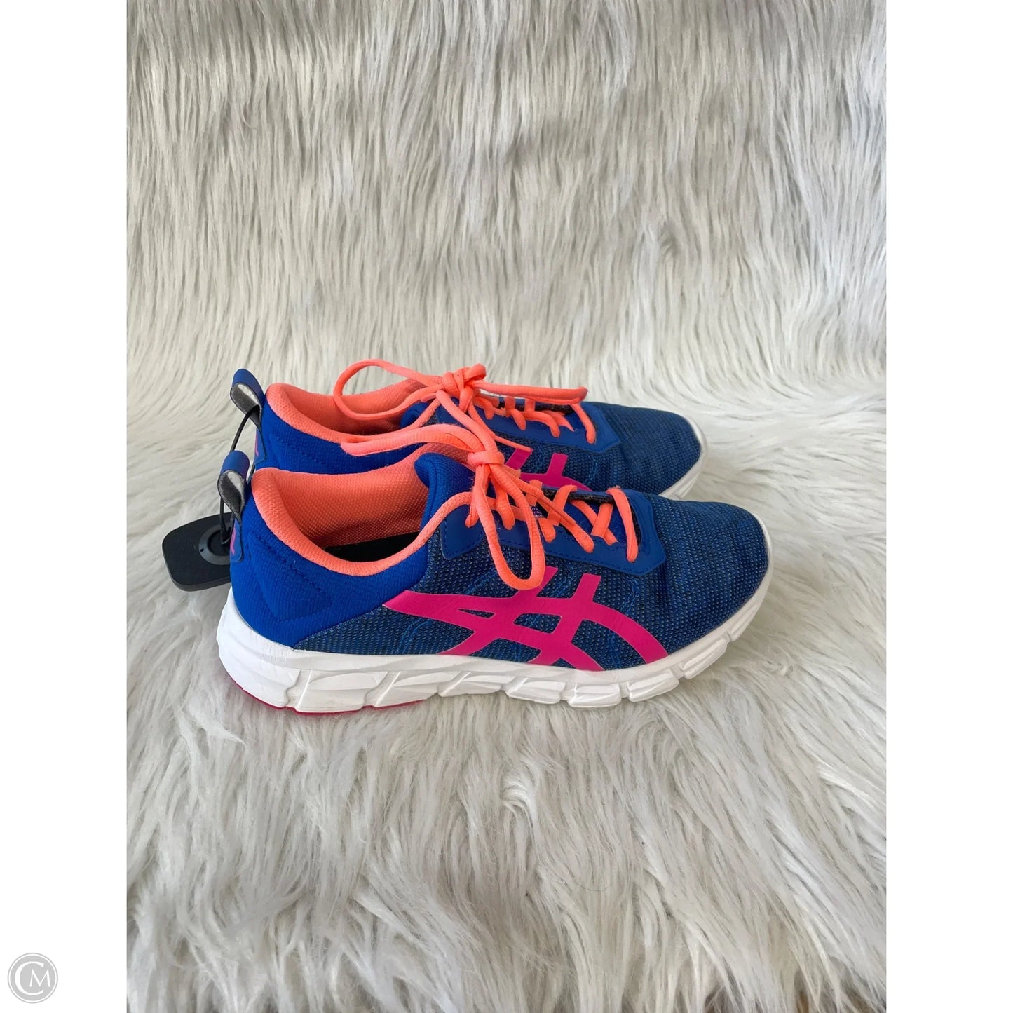 Shoes Athletic By Asics In Blue & Pink, Size: 8