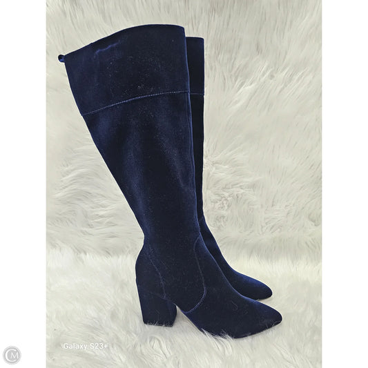 Boots Knee Heels By Kensie In Blue, Size: 6.5