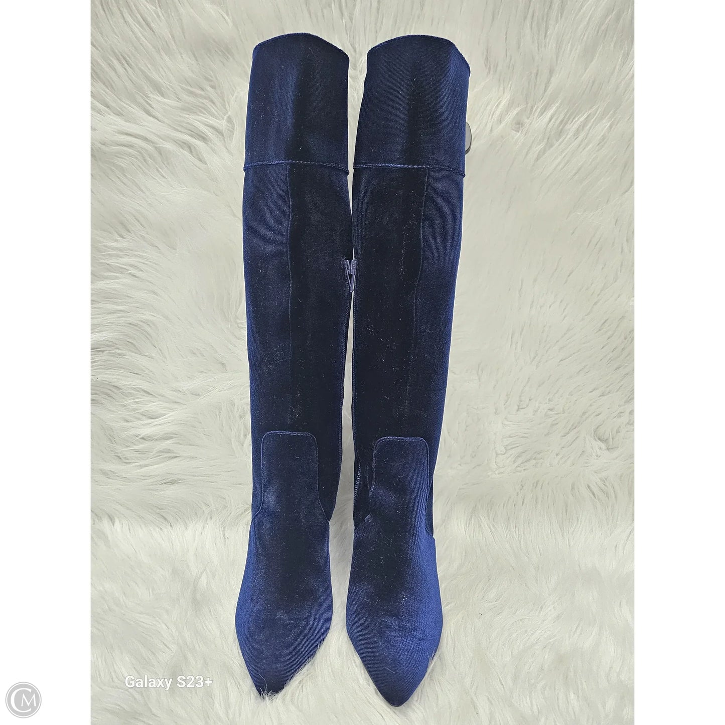 Boots Knee Heels By Kensie In Blue, Size: 6.5