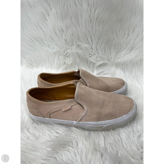 Shoes Sneakers By Vans In Pink, Size: 9