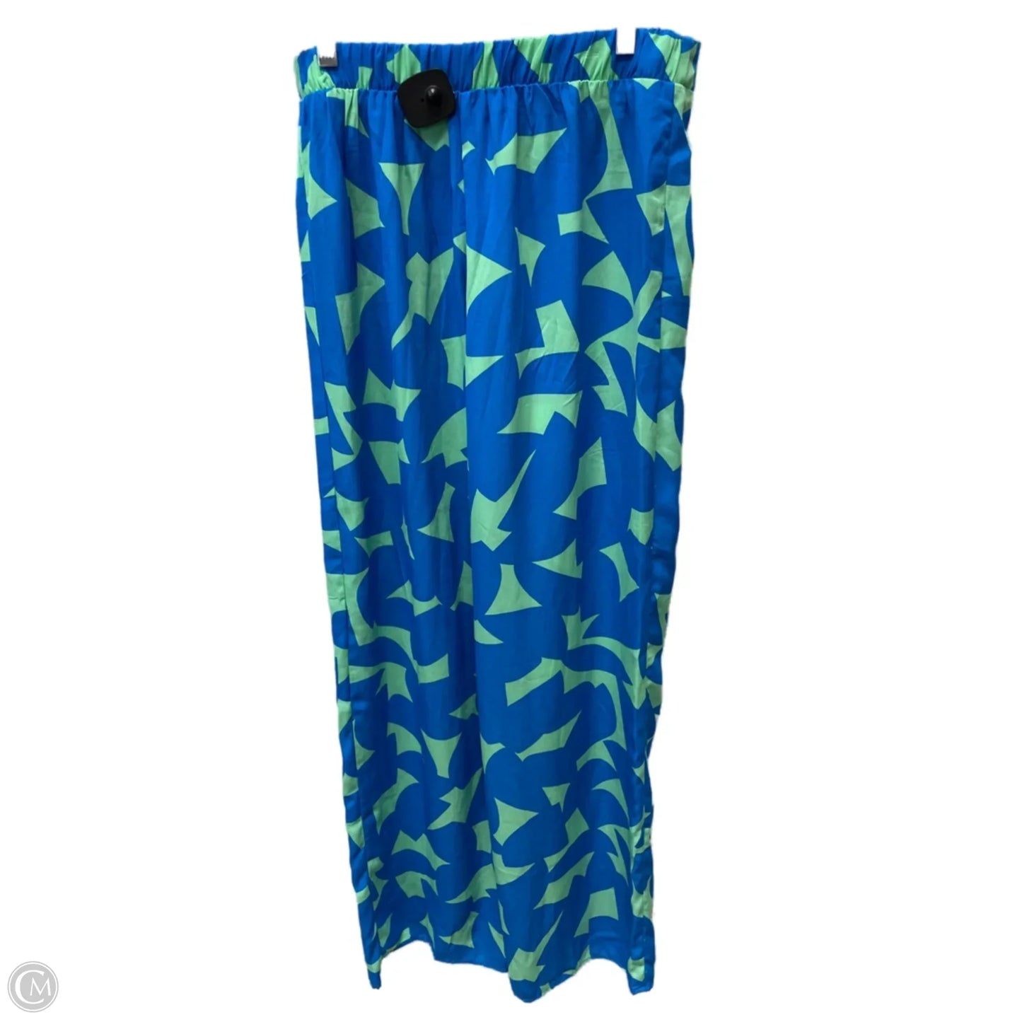 Pants Wide Leg By Timing In Blue & Green, Size: M