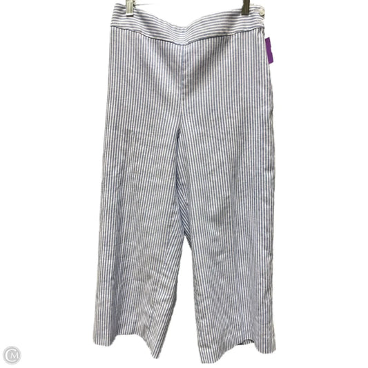 Pants Cropped By Talbots In Striped Pattern, Size: 4