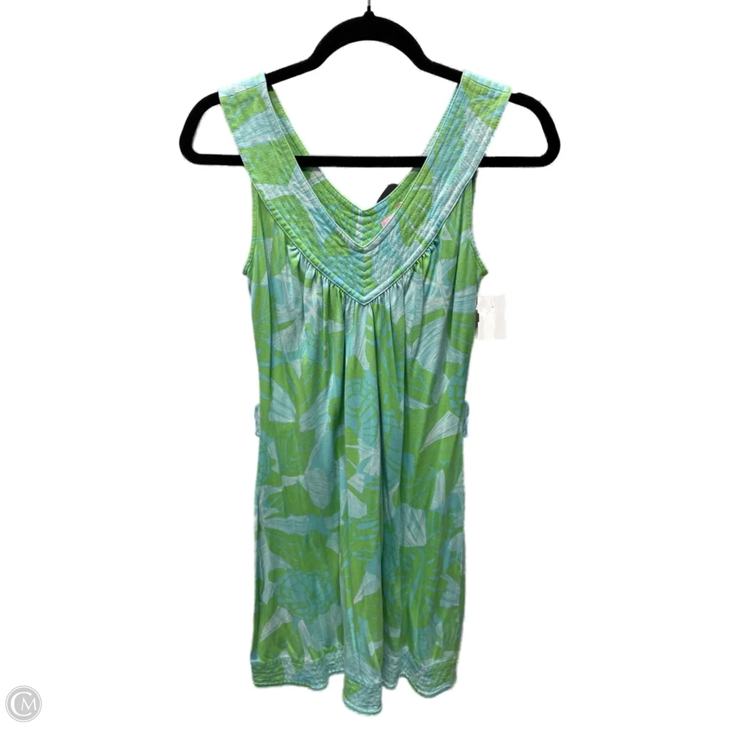 Dress Designer By Lilly Pulitzer In Blue & Green, Size: S