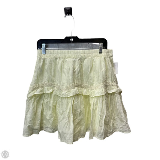 Skirt Maxi By Loft In Yellow, Size: 10