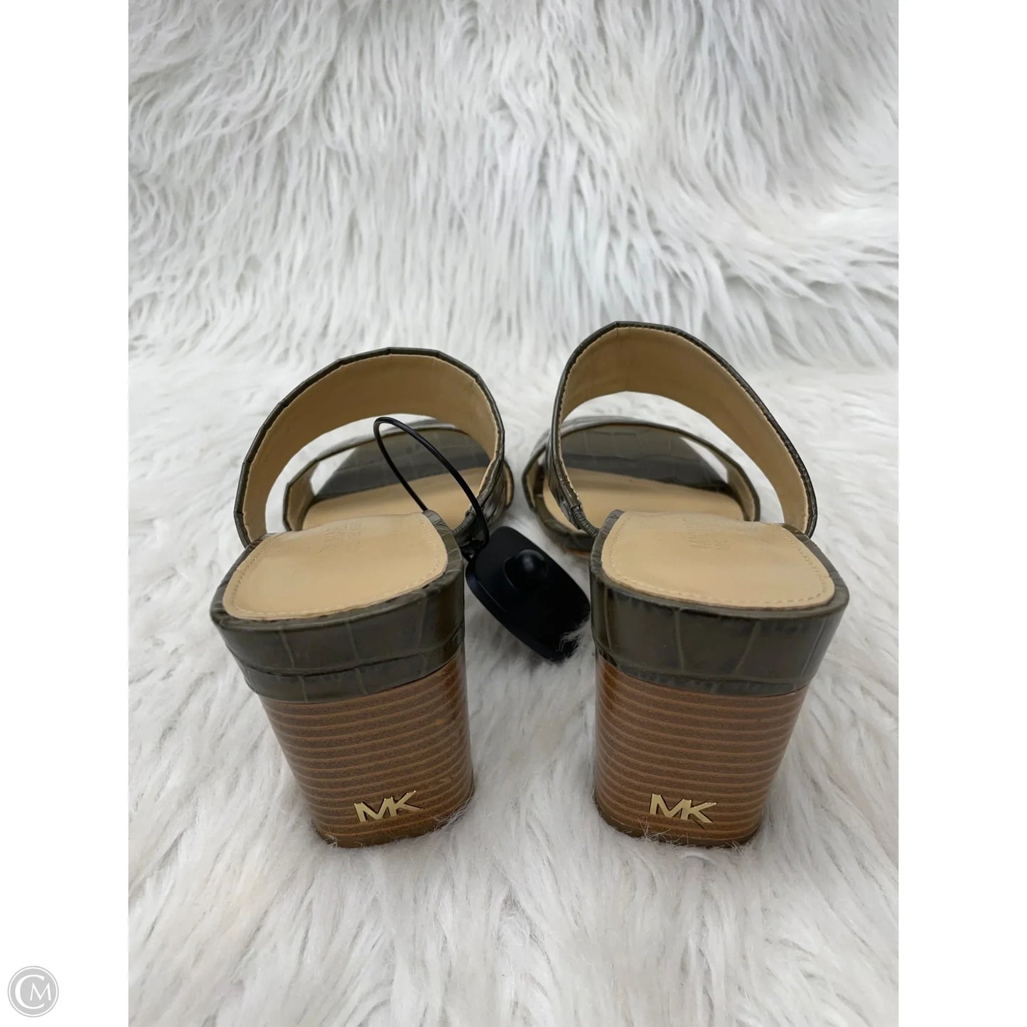 Sandals Designer By Michael Kors In Green, Size: 7