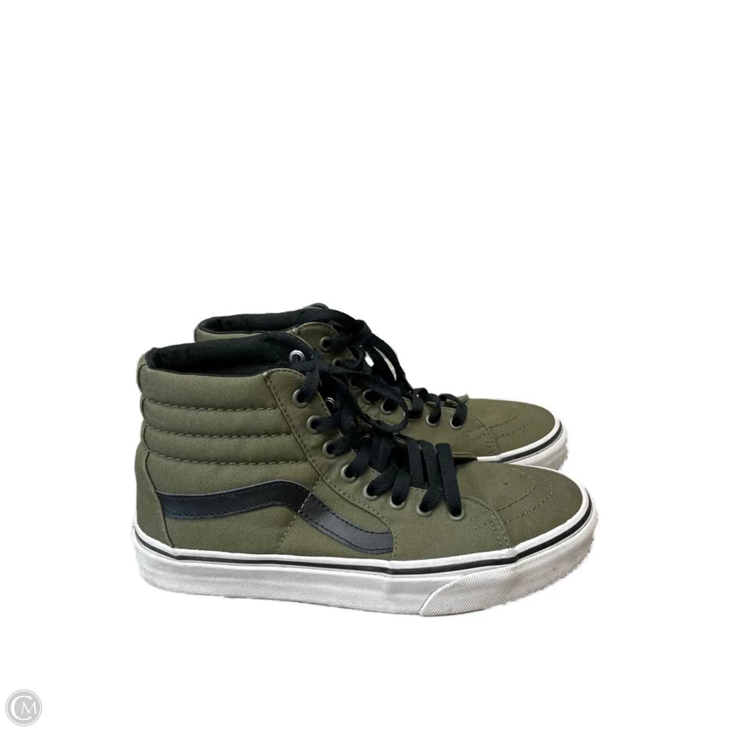 Shoes Sneakers By Vans In Green, Size: 8