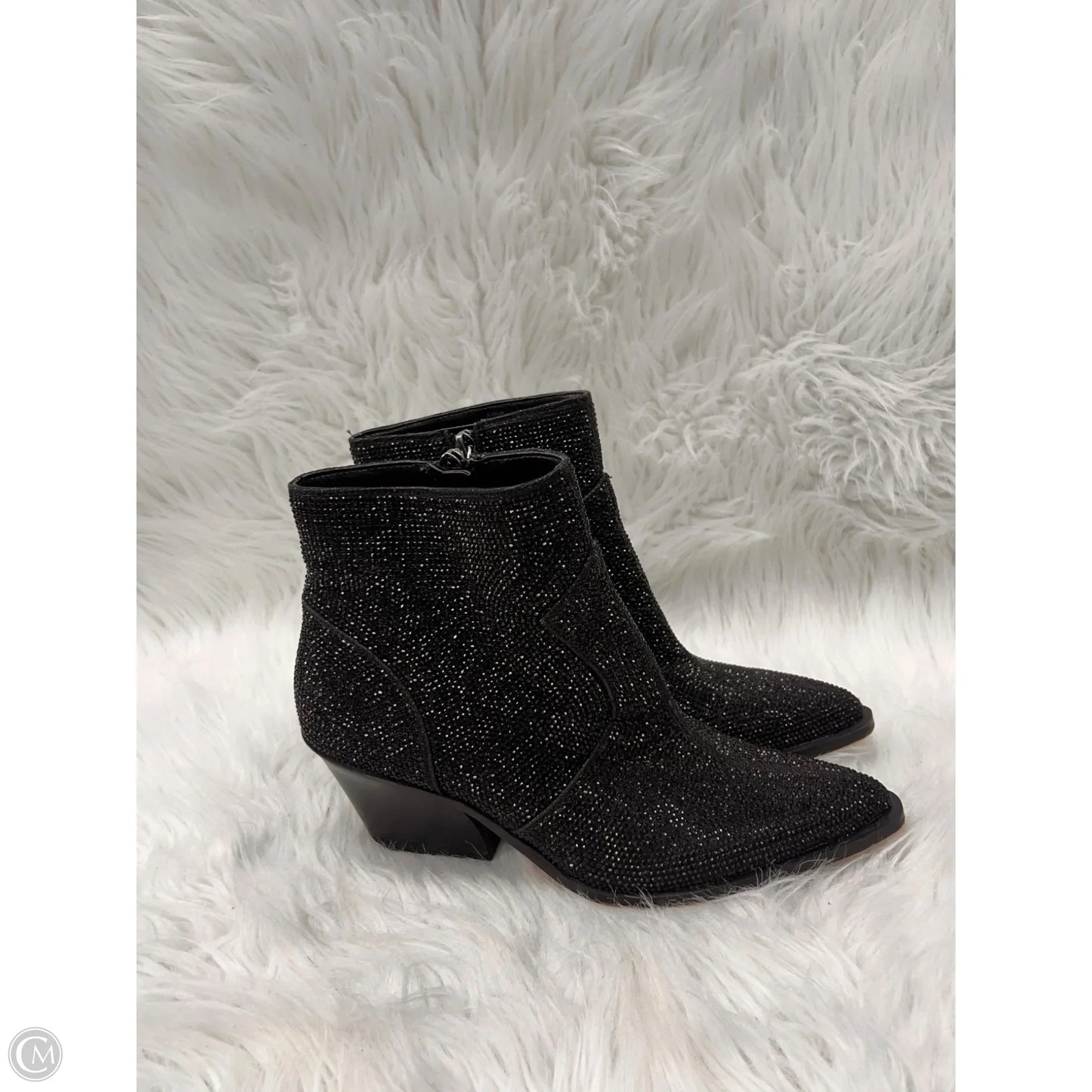 Boots Ankle Heels By Jessica Simpson In Black, Size: 6.5