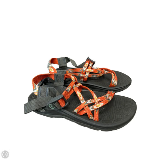 Sandals Sport By Chacos In Black & Orange, Size: 7