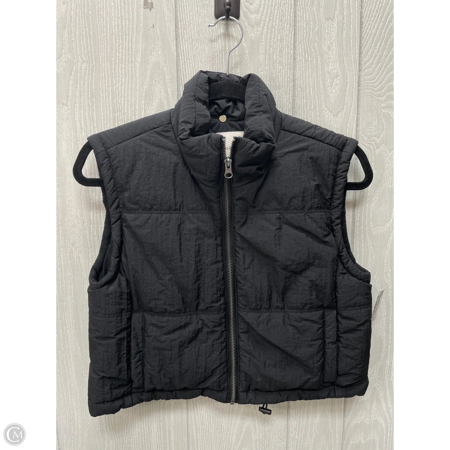 Vest Puffer & Quilted By Thread And Supply In Black, Size: Xs