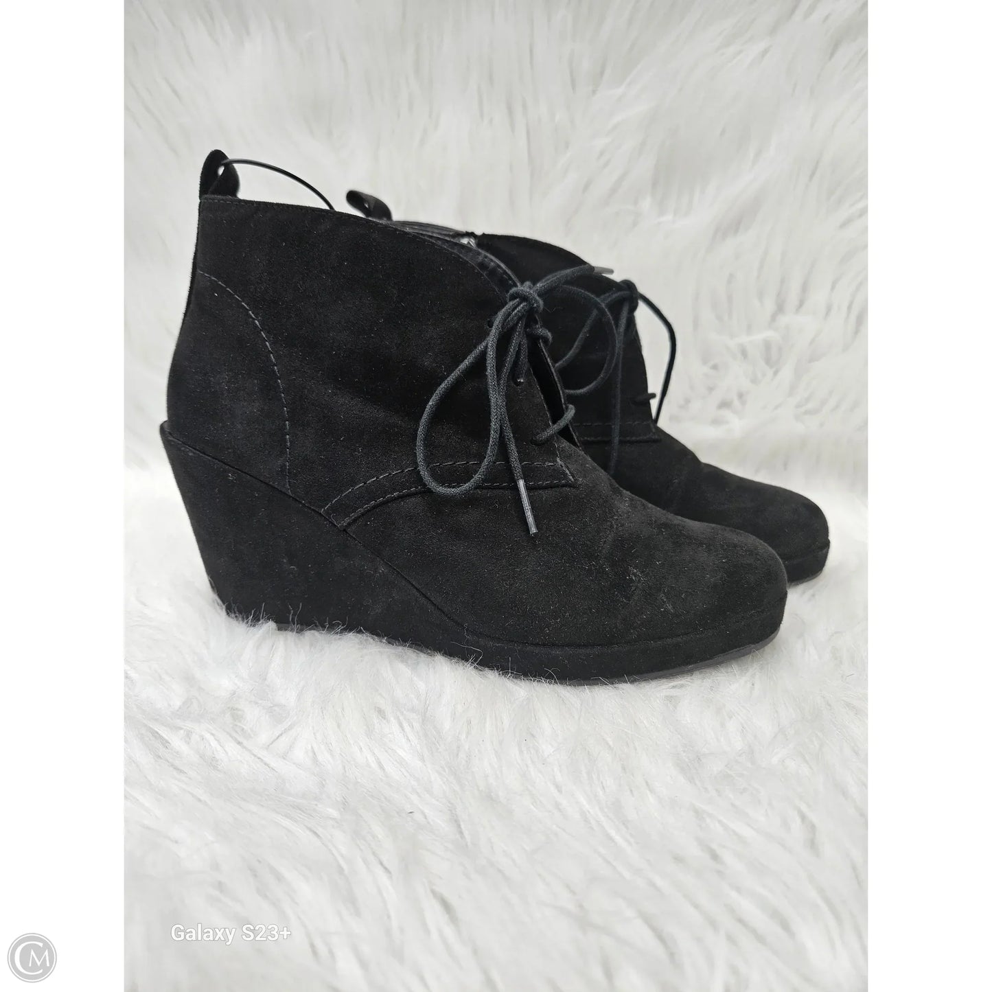 Shoes Heels Wedge By Dolce Vita In Black, Size: 8.5