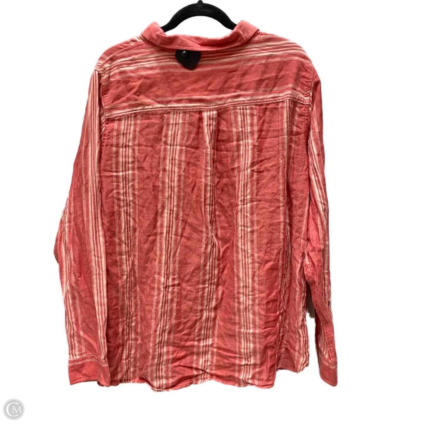 Top Long Sleeve By L.l. Bean In Striped Pattern, Size: Xl