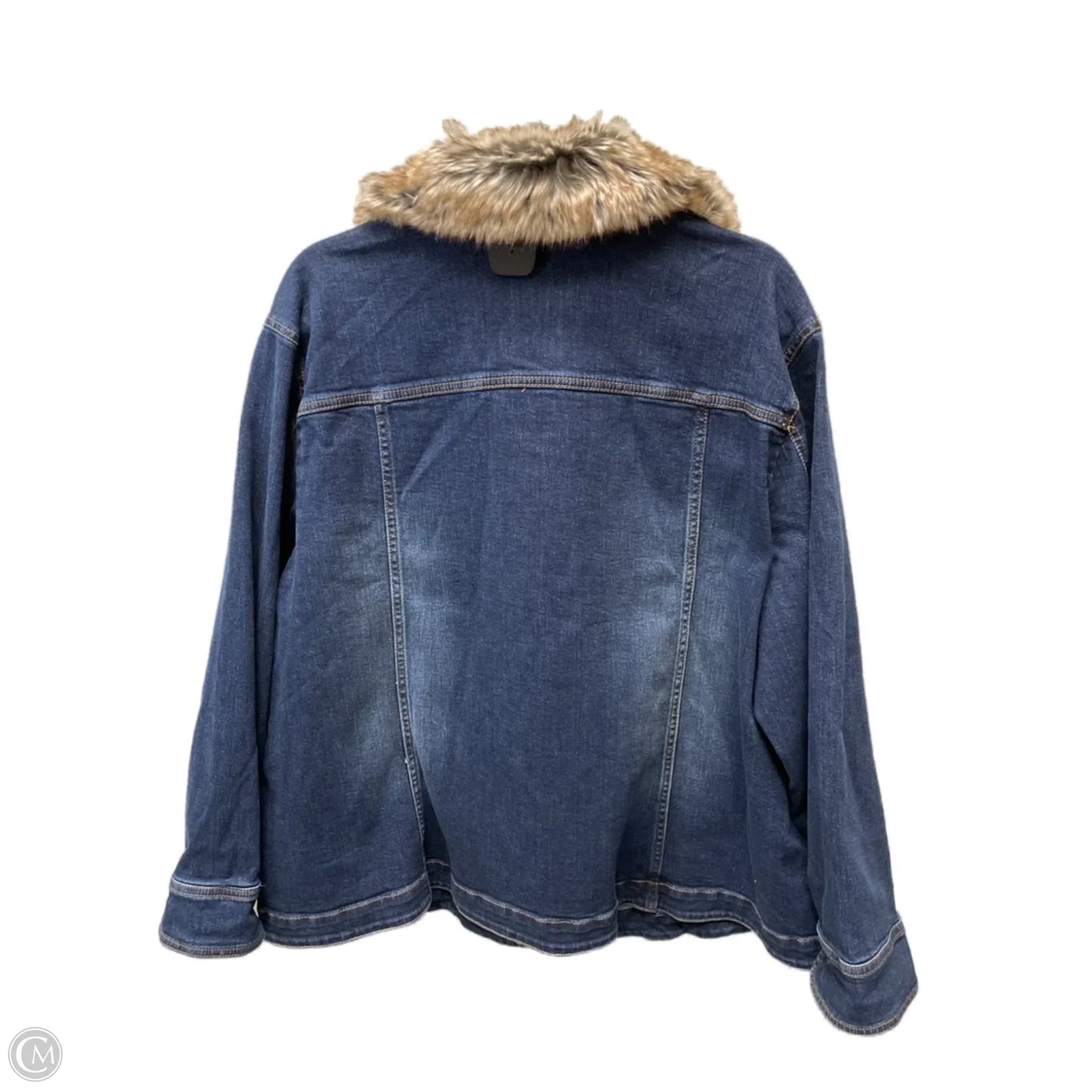 Jacket Denim By J. Jill In Blue Denim, Size: 3x