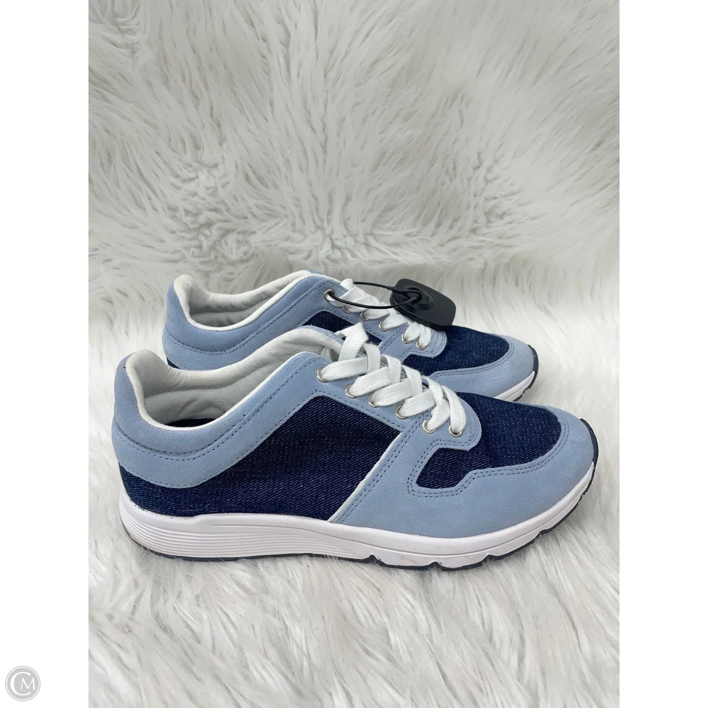 Shoes Sneakers By Isaac Mizrahi Live Qvc In Blue Denim, Size: 7