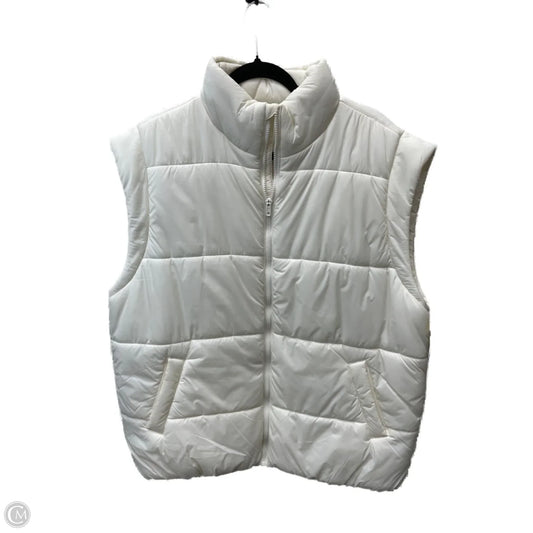 Vest Puffer & Quilted By Dsg Outerwear In Cream, Size: L