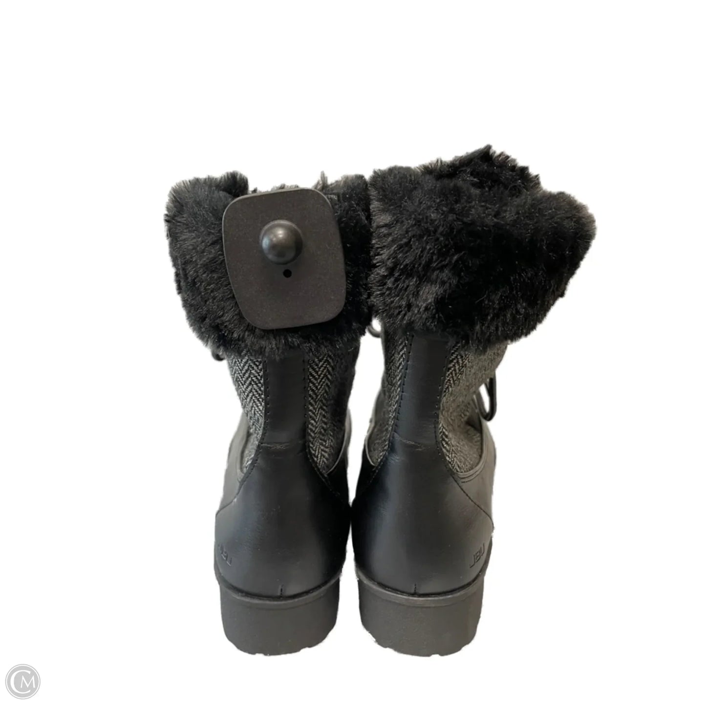 Boots Ankle Flats By Jbu By Jambu In Black & White, Size: 8