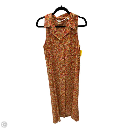 Dress Casual Maxi By Victorias Secret In Floral Print, Size: L
