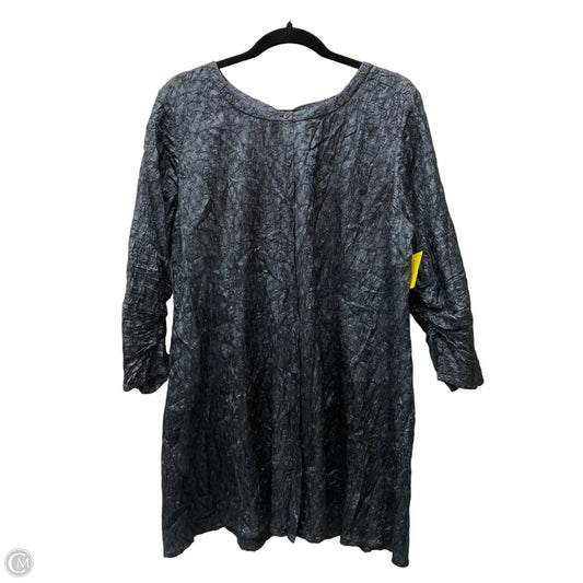 Tunic Long Sleeve By Eileen Fisher In Grey, Size: Xl
