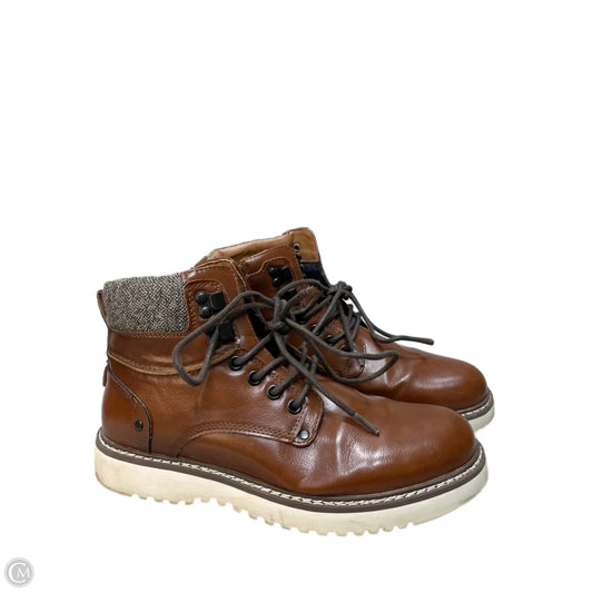Boots Ankle Flats By Steve Madden In Brown, Size: 7