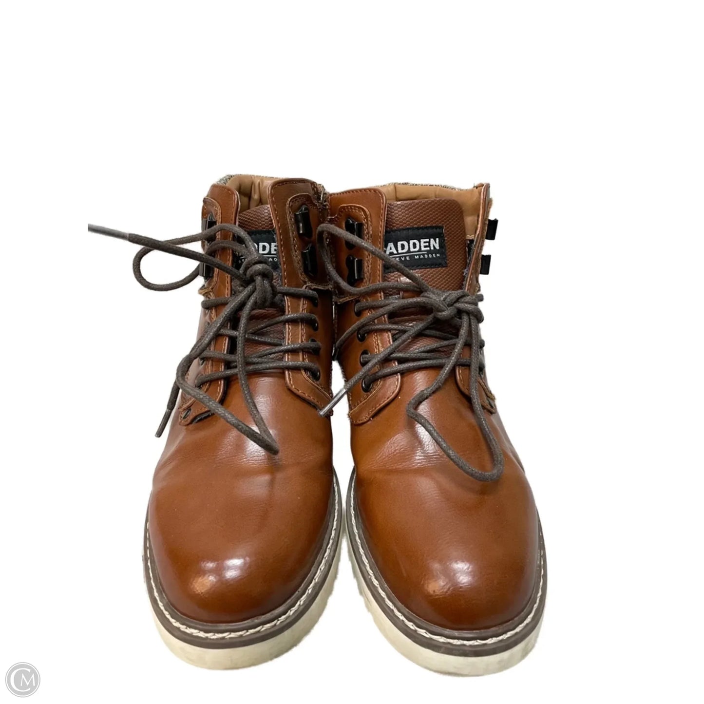 Boots Ankle Flats By Steve Madden In Brown, Size: 7