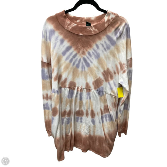 Dress Casual Short By Wild Fable In Tie Dye Print, Size: Xl
