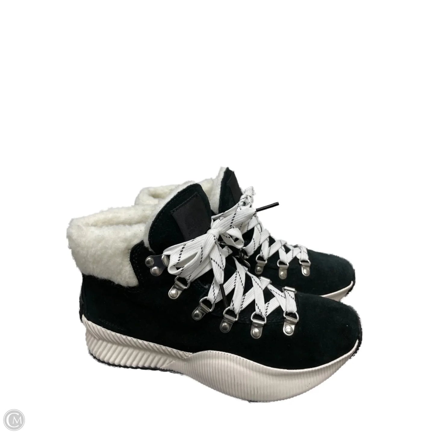 Boots Snow By Sorel In Black & White, Size: 7.5