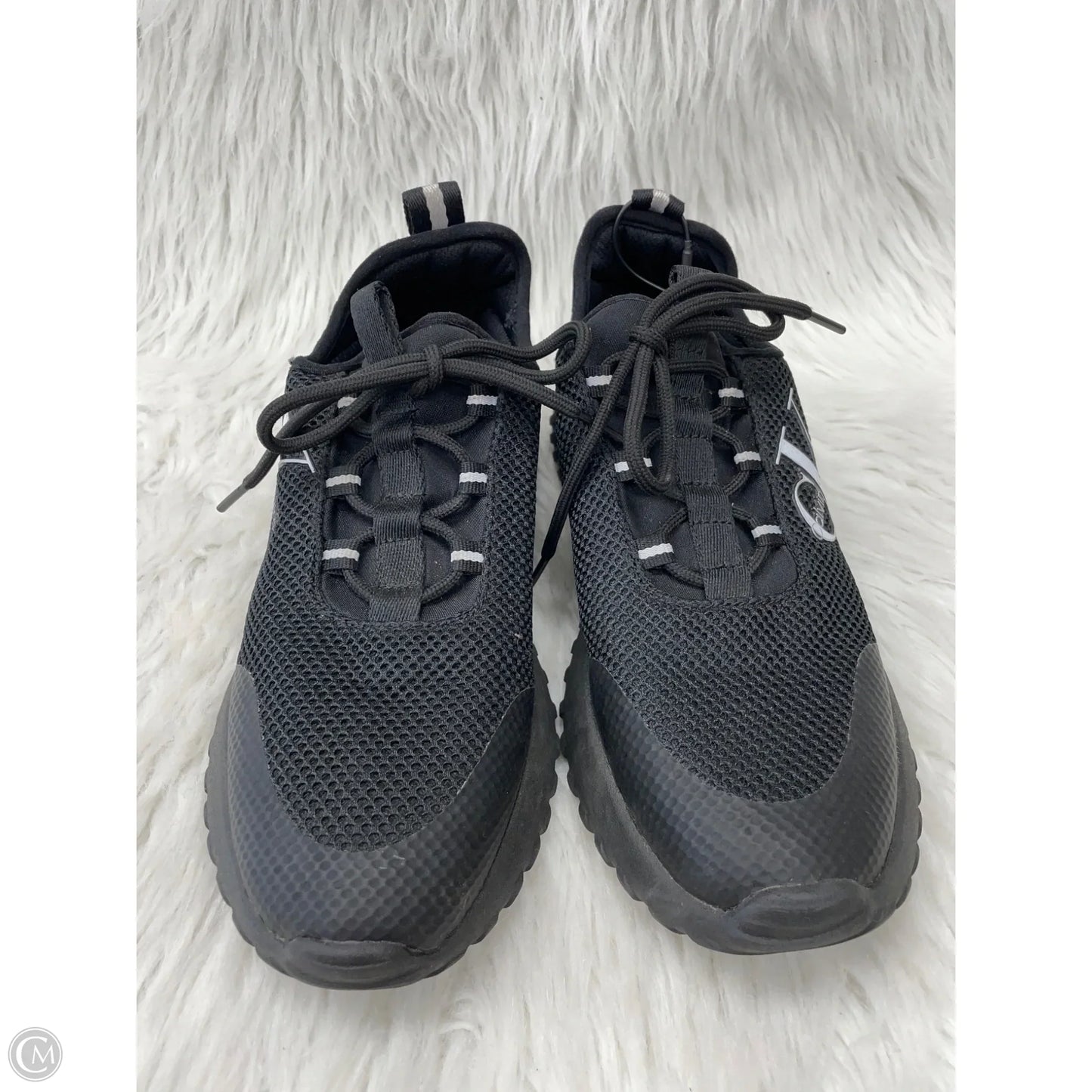 Shoes Athletic By Calvin Klein In Black & White, Size: 8.5