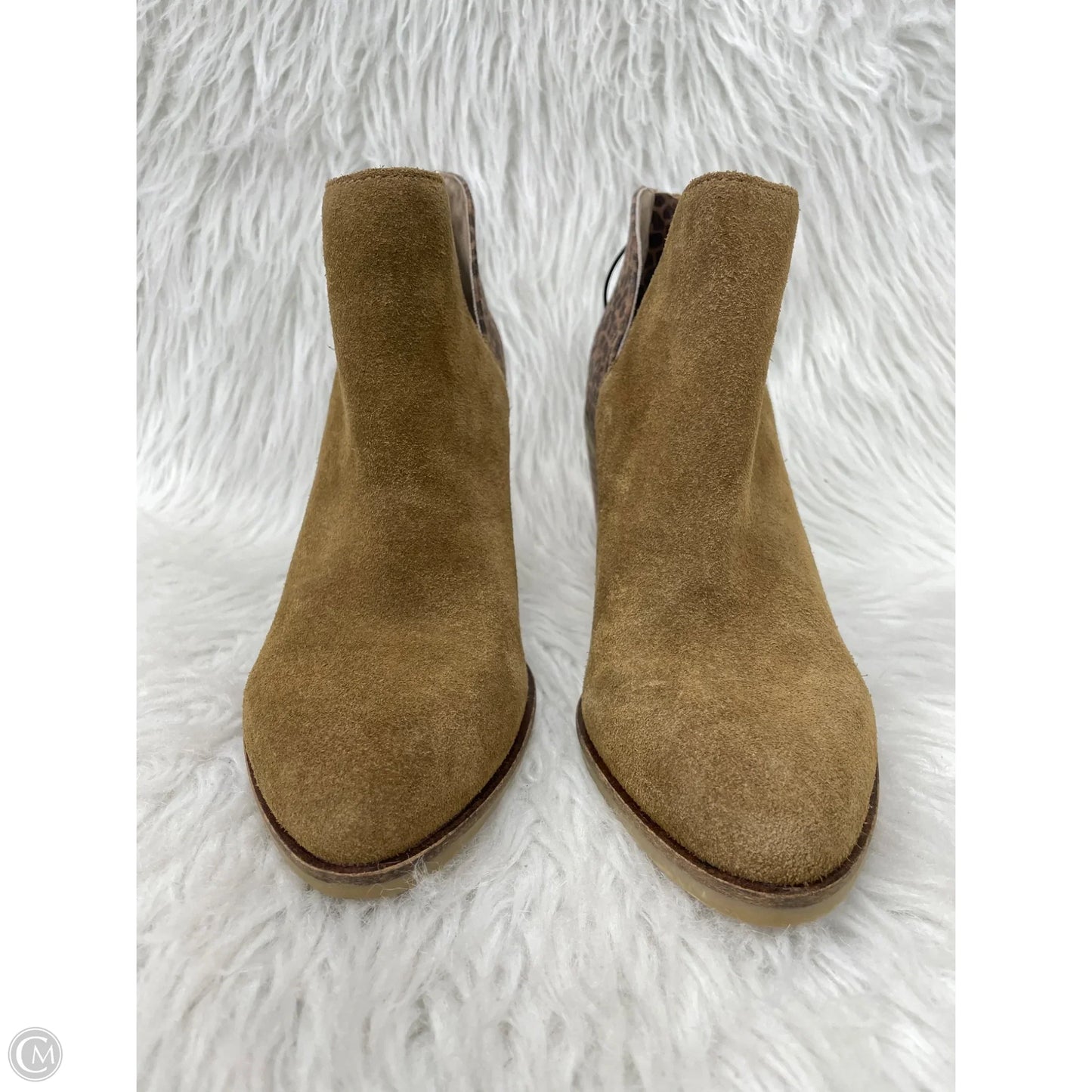 Boots Ankle Heels By Dolce Vita In Brown, Size: 6.5