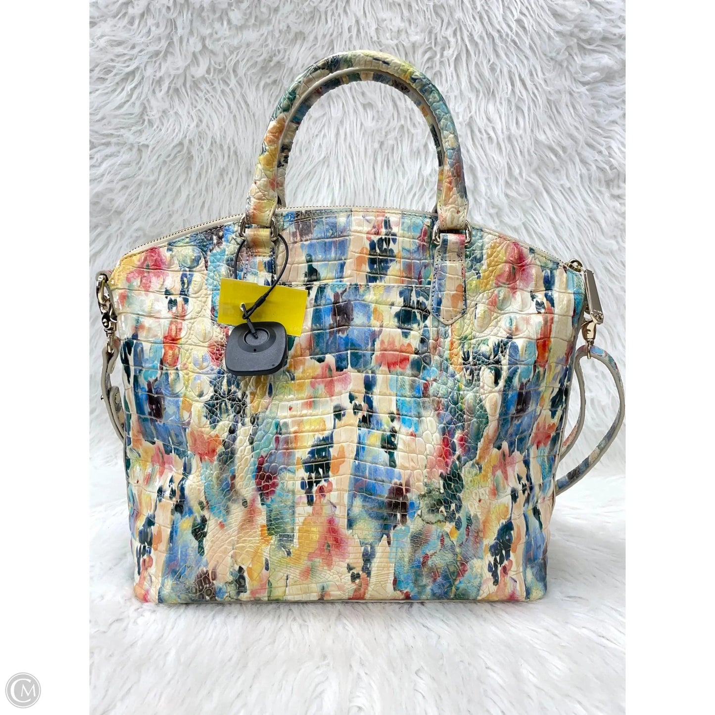 Handbag Designer By Brahmin, Size: Large