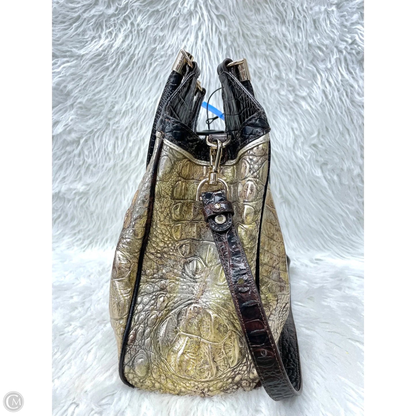 Handbag Designer By Brahmin, Size: Medium