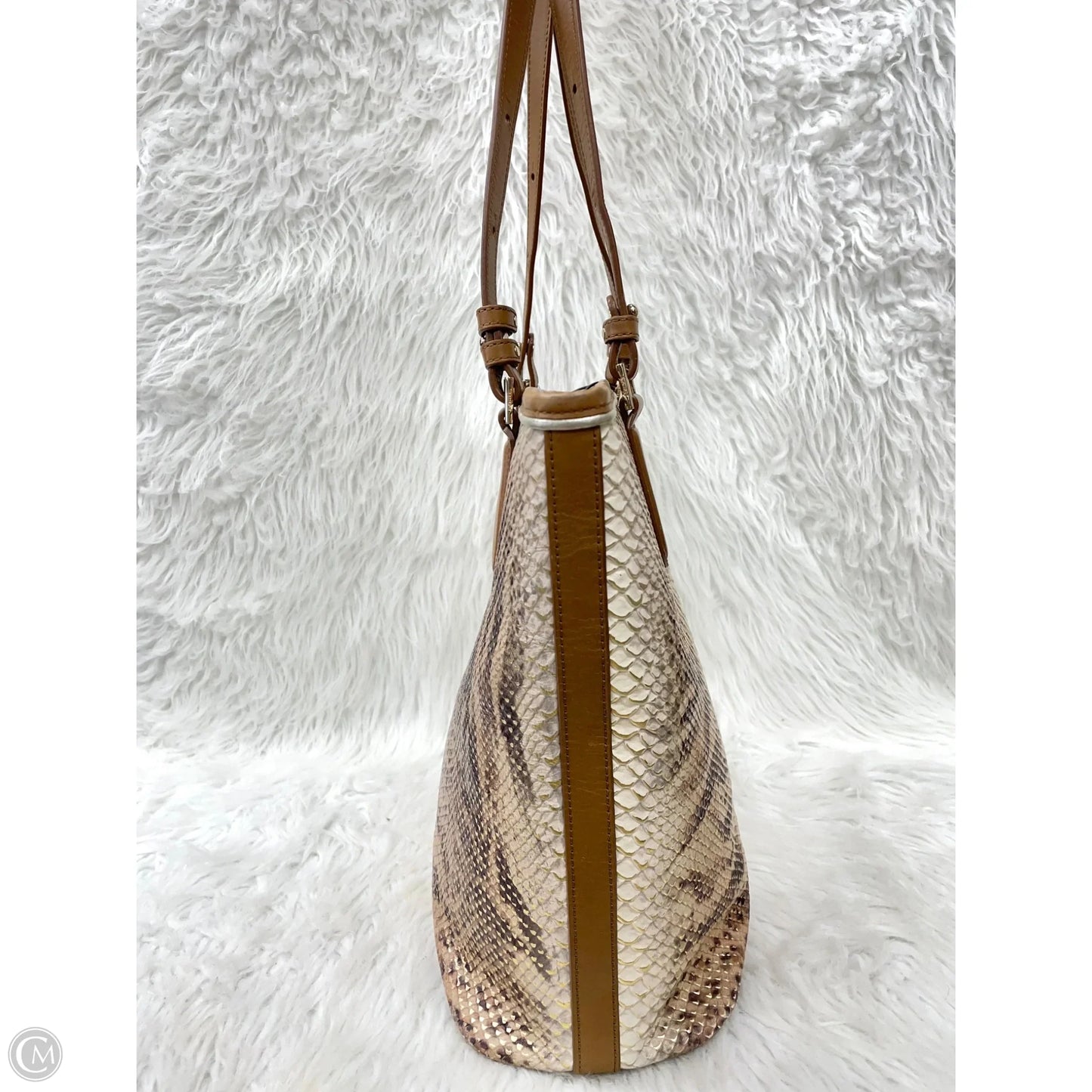 Handbag Designer By Brahmin, Size: Large