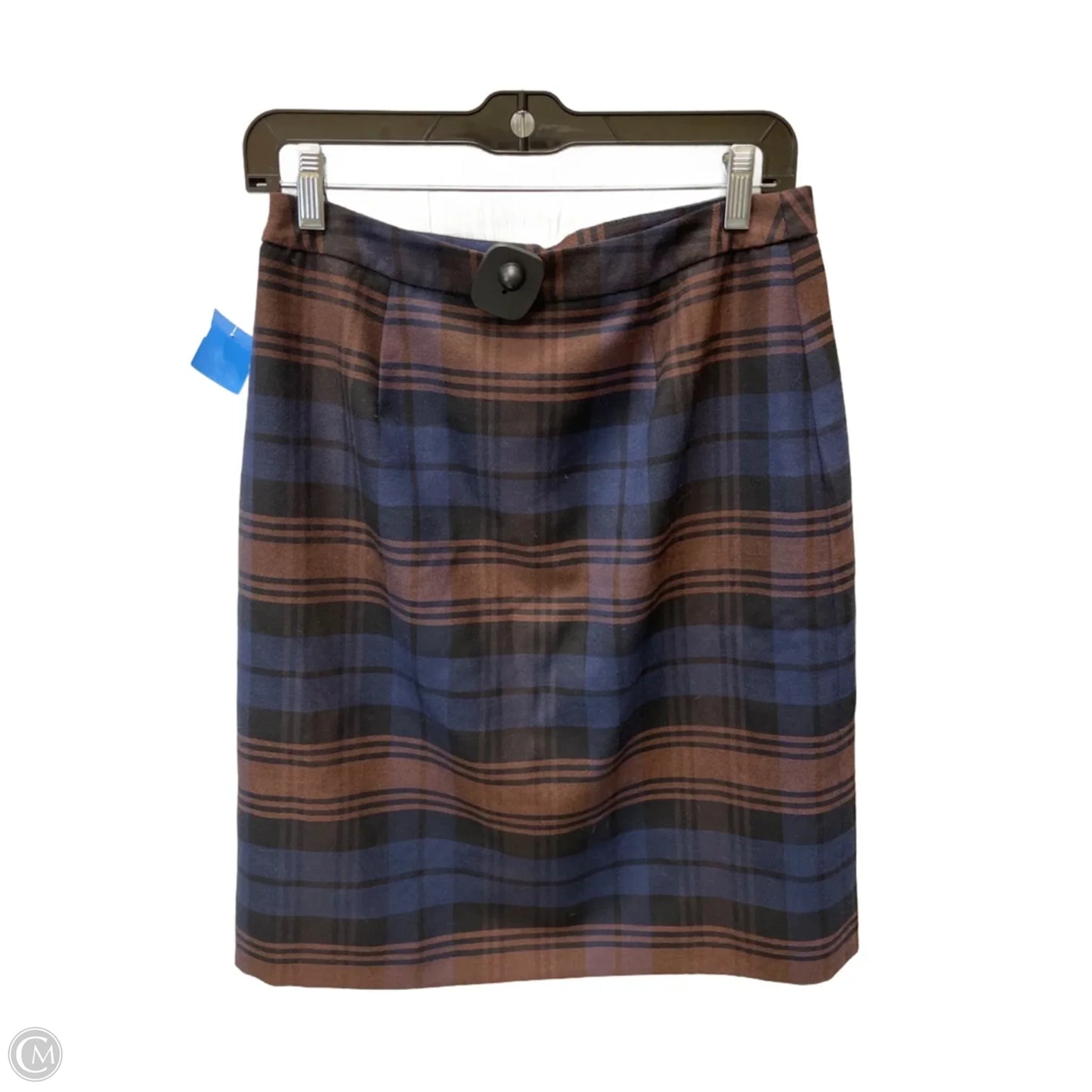 Skirt Mini & Short By Brooks Brothers In Plaid Pattern, Size: 4