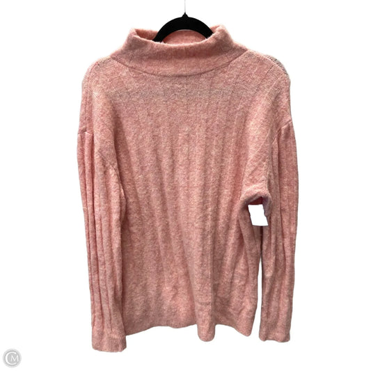 Sweater By Elie Tahari In Orange & Pink, Size: M