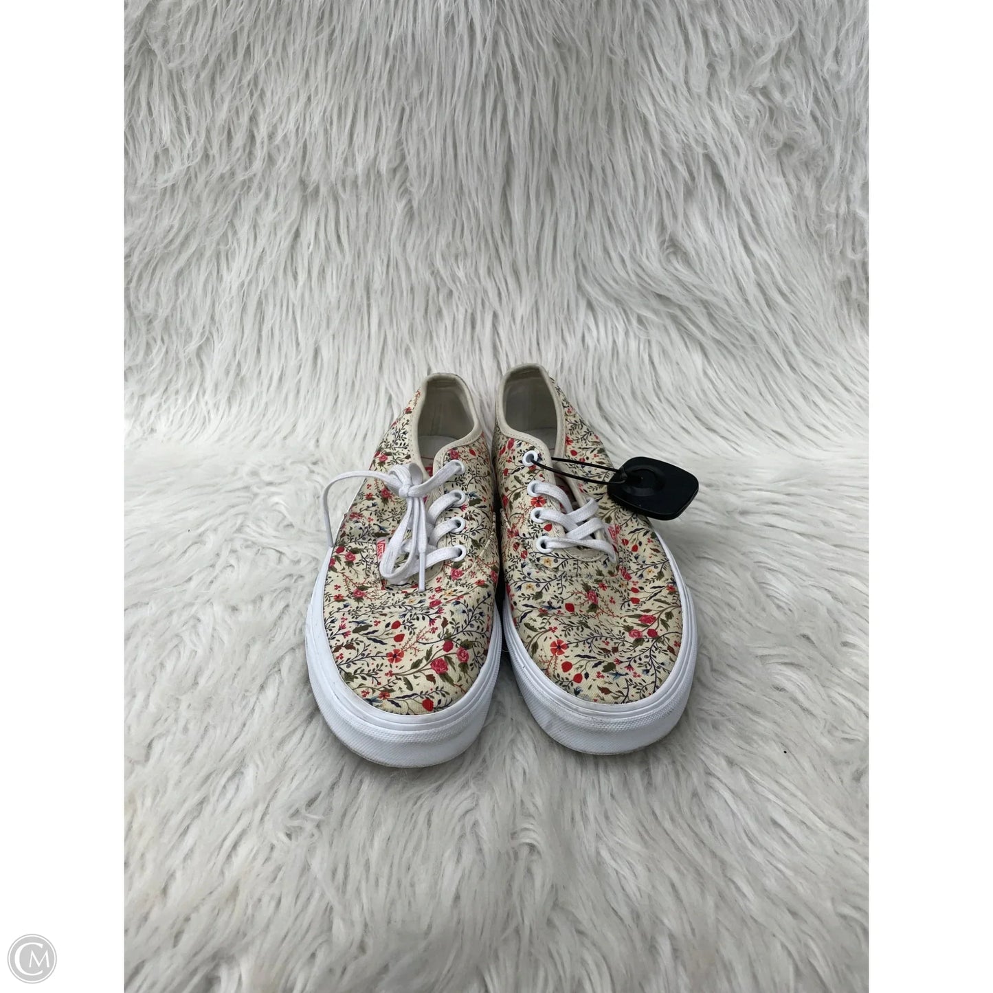 Shoes Sneakers By Vans In Floral Print, Size: 8.5