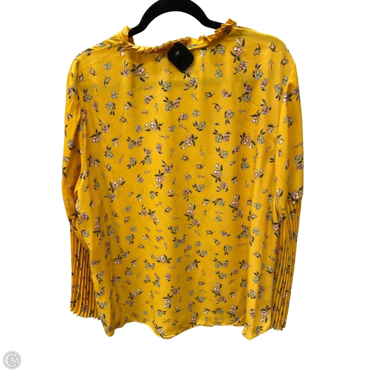 Blouse Long Sleeve By Lauren By Ralph Lauren In Floral Print, Size: 2x