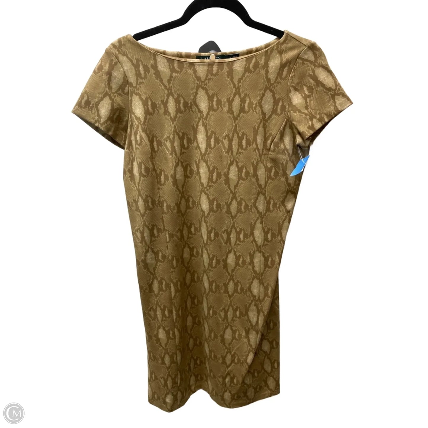Dress Work By Lauren By Ralph Lauren In Snakeskin Print, Size: S
