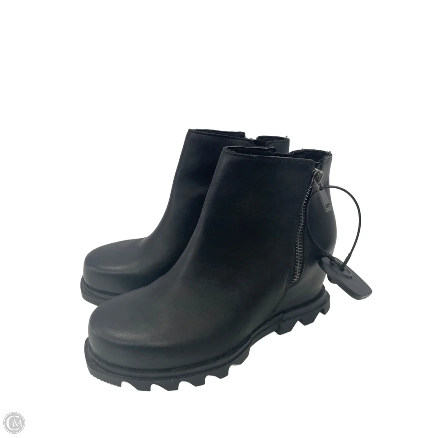Boots Ankle Heels By Sorel In Black, Size: 6.5