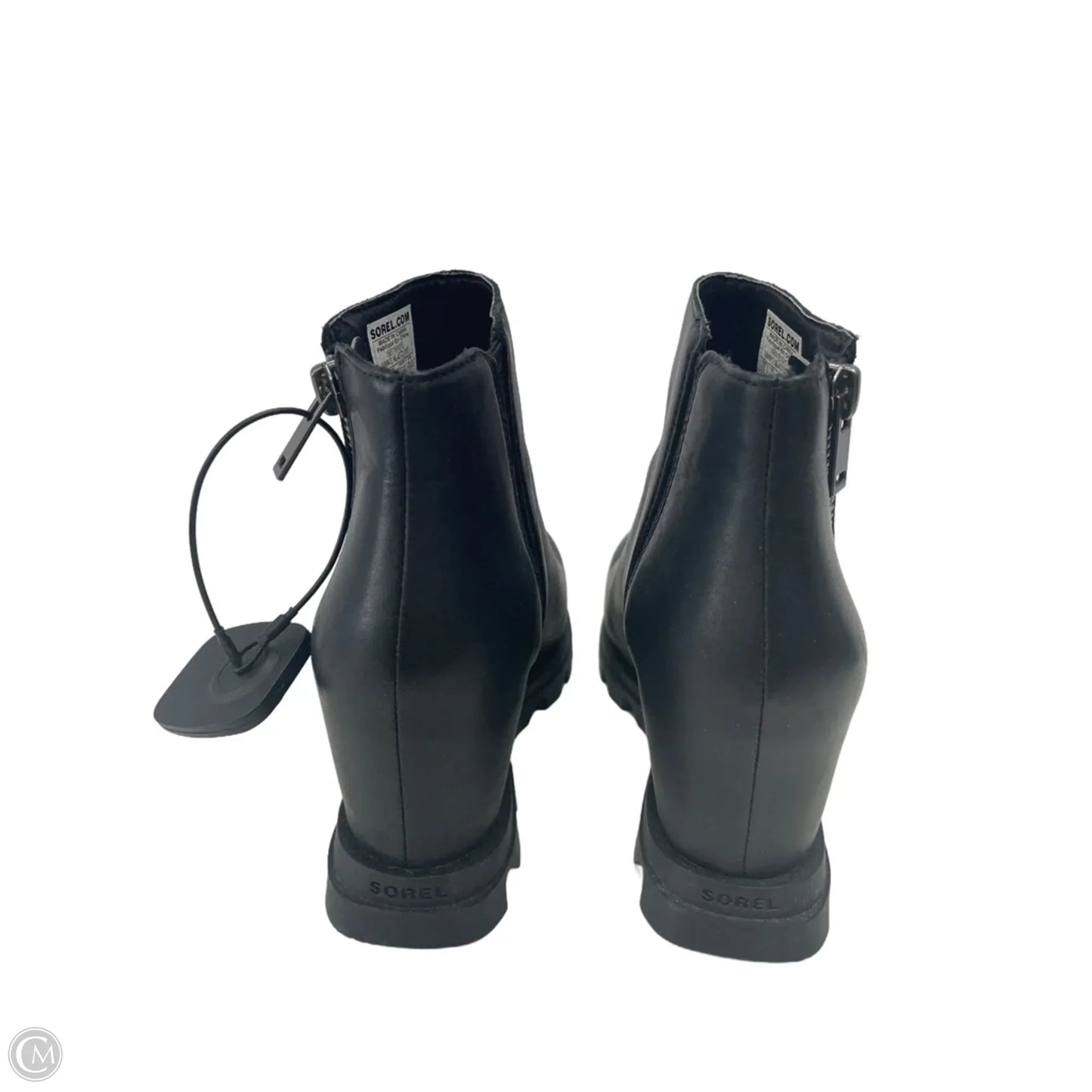 Boots Ankle Heels By Sorel In Black, Size: 6.5