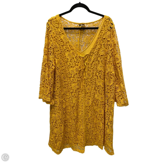 Dress Party Short By Lane Bryant In Yellow, Size: 3x