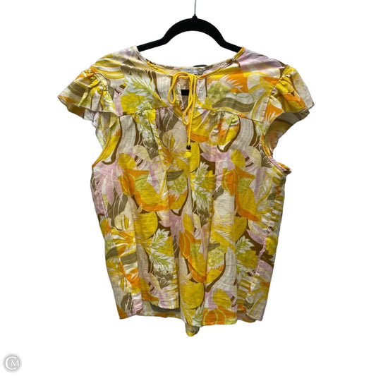 Top Sleeveless By Clothes Mentor In Floral Print, Size: Xl