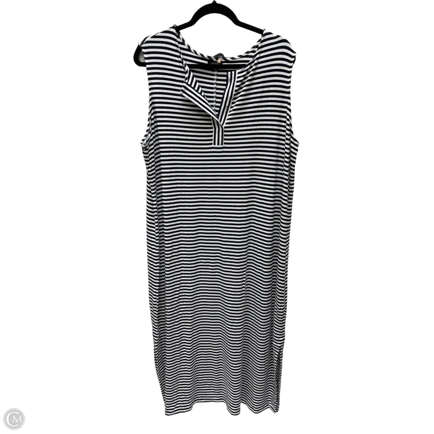 Dress Casual Maxi By J. Jill In Striped Pattern, Size: 2x
