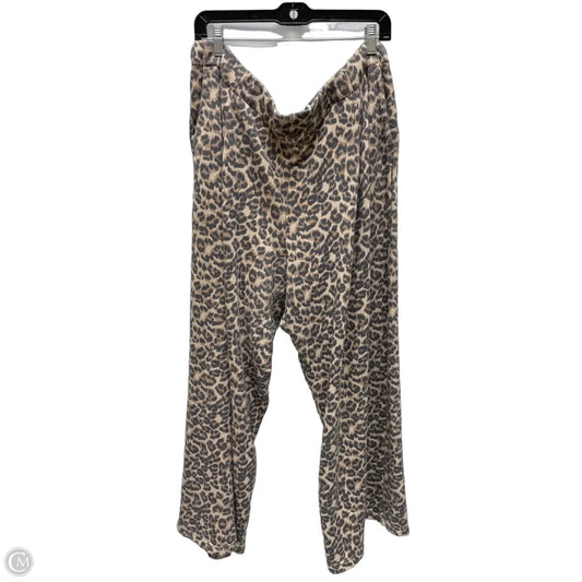 Pants Lounge By Aerie In Animal Print, Size: 2x