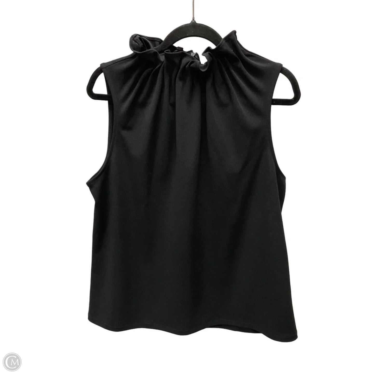 Top Sleeveless By Ann Taylor In Black, Size: L